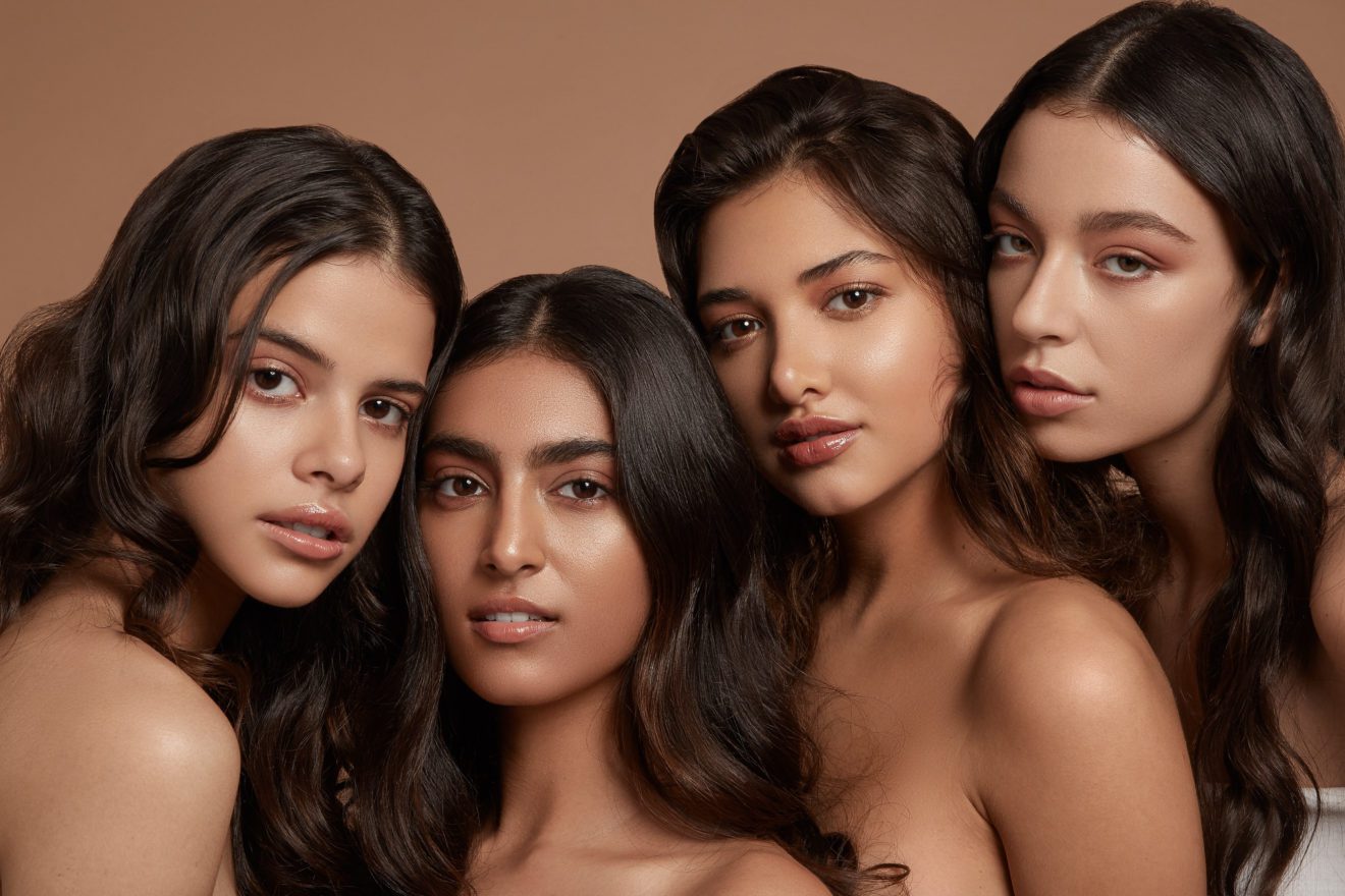 Skin care photo retouch