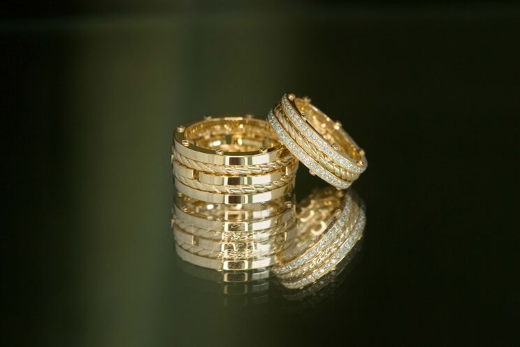 rings jewelry photo retouched